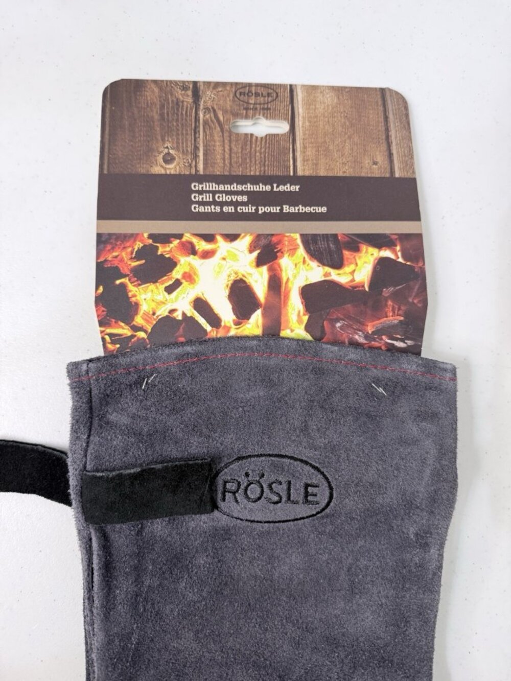 Rösle 16 inch Leather Barbeque Grilling Gloves NEW